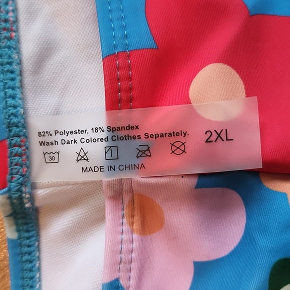 Retro floral bikini - Picture 2 of 3